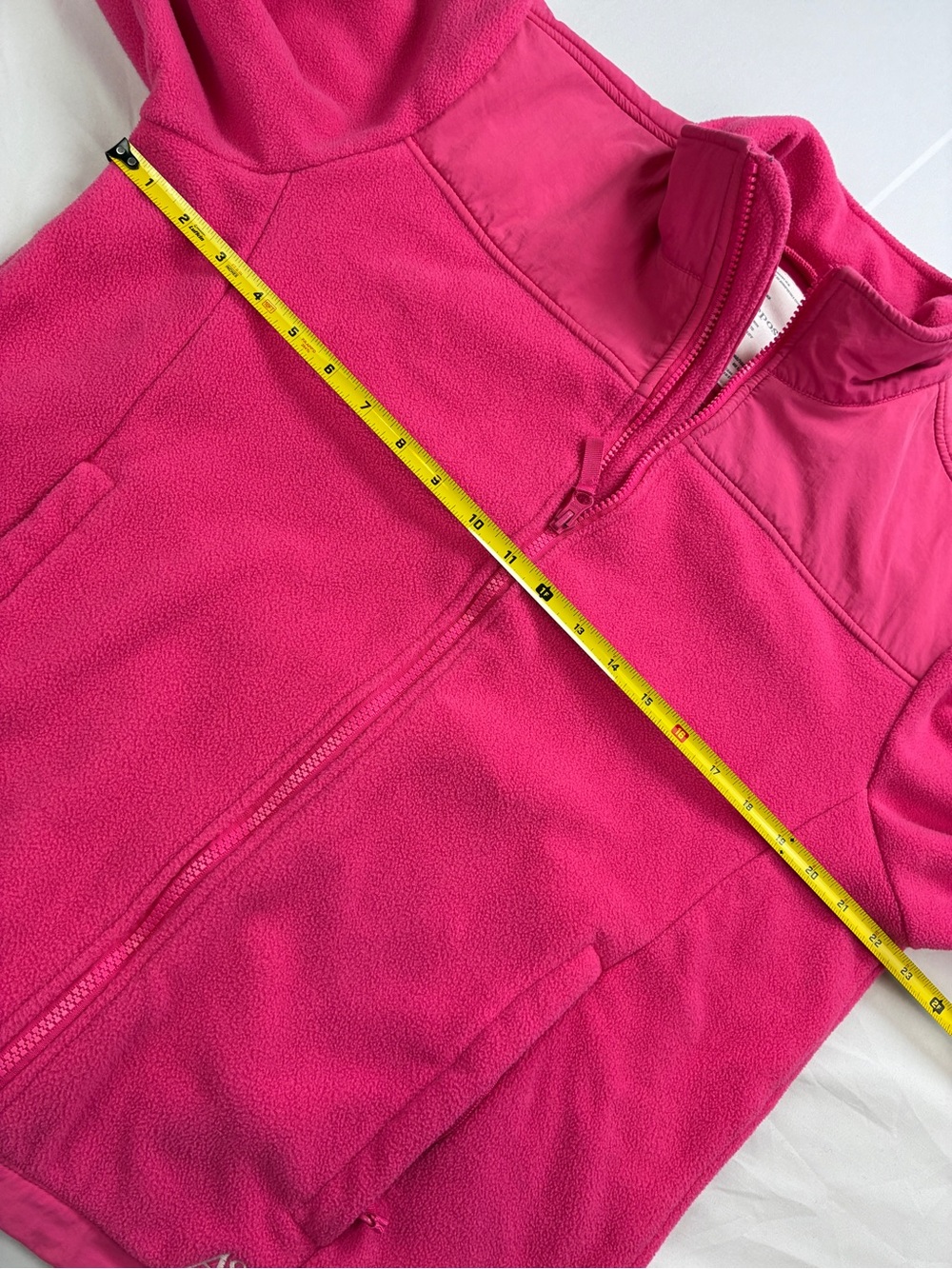 Aeropostale XL Bright Hot Pink Full-Zip Thick Fleece Jacket - Picture 5 of 11